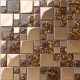  Golden mosaic: examples of interior design